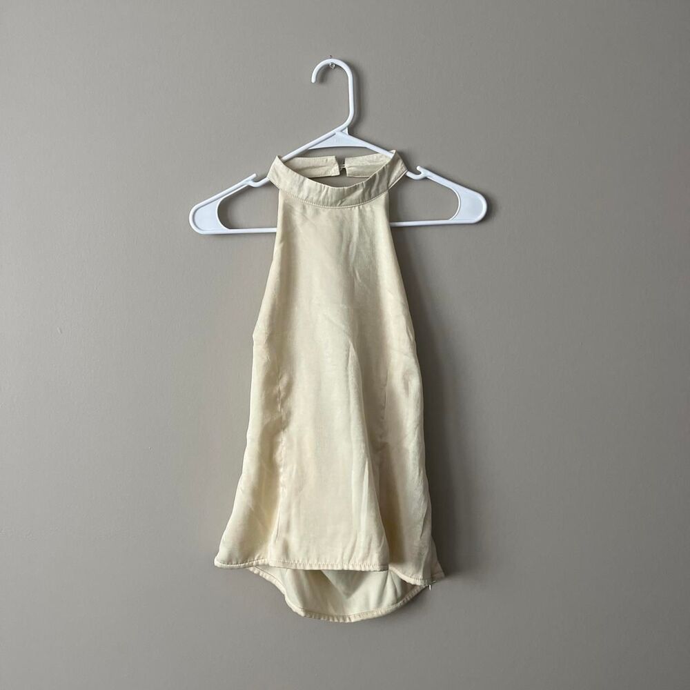 Nasty-gal Women's White and Cream Vest
